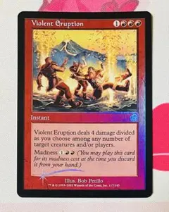 MTG FOIL 激発 Violent Eruption トーメント 英語版