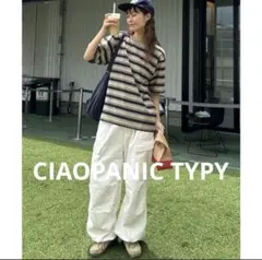 CIAOPANIC TYPY ヴィンテージライクボーダーTEE ユニセックス