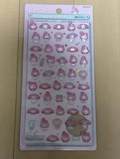サンリオミニ マイメロ ボンボンドロップシール 新品