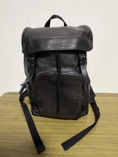 COACH ブラック レザー リュック　バックパックF72311のサムネイル