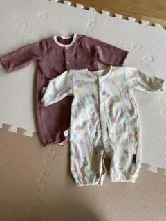 カバーオール　サイズ50-60 2点セット