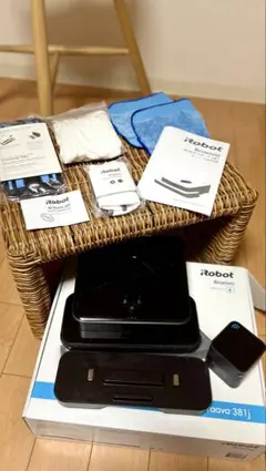 iRobot Braava 381j ロボット掃除機　ブラーバ　ブラック ブラーバ iRobot 床拭きロボット ブラーバ381j ブラック B381060