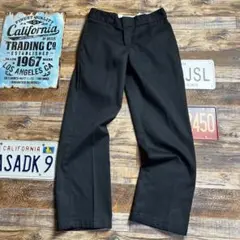 Dickies 874 ワークパンツ ブラック W30 ディッキーズ 古着M相当