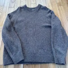 美品 秋冬 B:MING by BEAMS XL ダークブラウン ウールセーター