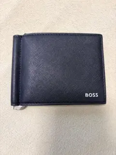 BOSS マネークリップ 二つ折り財布 ブラックのサムネイル