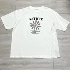 クラフトスタンダードブティック 花柄 ロゴ 半袖Tシャツ 古着 英字 c440のサムネイル