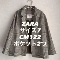 ZARA チェック柄ジャケット サイズ7
