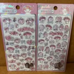 週末セール　サンリオ マイメロ 立体シール　3Dシール　硬いタイプ