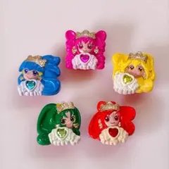 フェイスキュアデコル 【プリンセスフォーム】全5種セット【スマイルプリキュア】