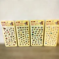 【正規品】トムとジェリー ぷくぷくシール pukupuku seal 立体シール