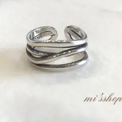 silver925 4連リング/シルバー925 リング　ring