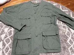 オリーブグリーン ミリタリージャケット