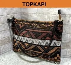 TOPKAPI トプカピ　ハンドバッグ　クラッチバッグ　幾何学模様