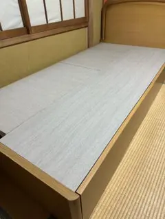 【購入時の半額以下】フランスベッド　シングルベッドフレーム 引き出し付き 木製