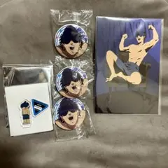 チェンソーマン ビーム 5点セット ミニアクリルスタンド 缶バッジ 特典