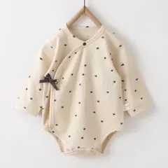 【美品】星柄ロンパース／60センチ