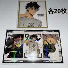 最強ジャンプ 7月 怪獣8号 ミニ色紙風カード ホロステッカー 30セット