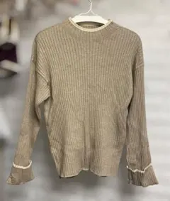 グローバルワーク セーター 袖折り返し 長袖