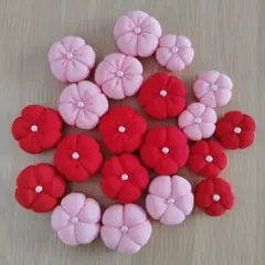 一越ちりめん　梅の花　２０個