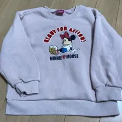 Disney ミニーマウス トレーナー 120サイズ　ピンク