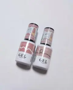DAISO☆ジェルネイル2本セット #17グレージュピンクベージュ 新品