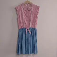 Pinklatte ピンクラテ ノースリーブ ワンピース ストライプS 160のサムネイル