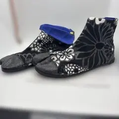 28㎝SOU・SOU 地下足袋　股付5枚足袋「金襴緞子夜色」定価¥15,800のサムネイル