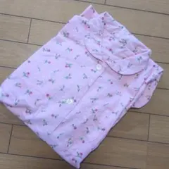 値下げ　花柄ピンク長袖パジャマセット