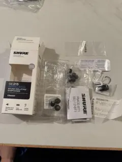 SHURE SE215-BT1 ワイヤレスイヤホン イヤーピースと外箱等のサムネイル