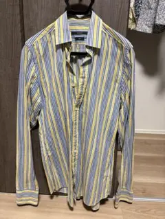 グッチGUCCI 蜂柄ストライプシャツ　サイズ38/15 イタリア製　美品 グッチGUCCI 蜂柄ストライプシャツ サイズ38/15 イタリア製 美品
