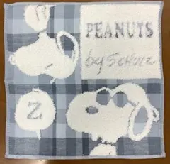 新品未使用 PEANUTS スヌーピータオル 25×25cm ブルー