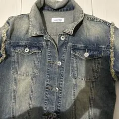 LAGUA GEM フリンジデニムジャケット