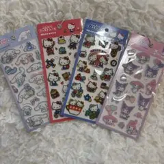 サンリオ　シール　ふんわりフェルトシール　キティ　クロミ　4種