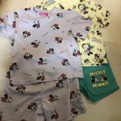 Disney ミッキー&ミニーマウス パジャマ2枚セット 110cm