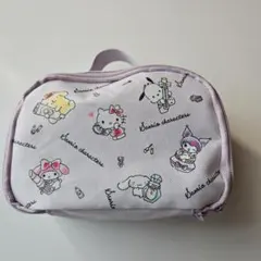 サンリオキャラクター ポーチ 薄紫色