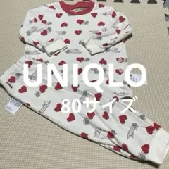 【美品✨】UNIQLO ベビーパジャマ リサラーソン 80㎝