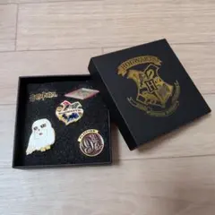 ［美品］Harry Potter ピンバッジ 4種セット 専用ボックス入りのサムネイル