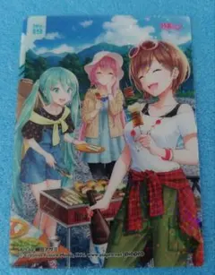 初音ミク　キラキラクリアカードコレクションガム　No.19