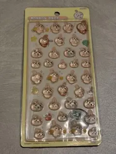 ボンボンドロップシール　ちいかわ　うさぎ