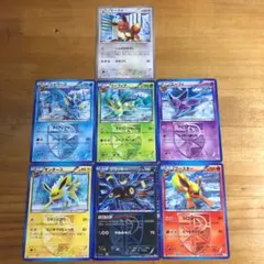 ポケモンカード プラズマ団ブイズ BW7枚セット 1ED★プラズマ団スリーブ付
