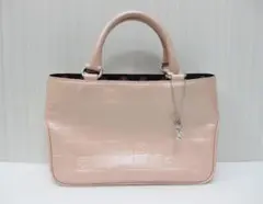 CLATHAS クレイサス ハンドバッグ トート ピンク チャーム ●22aのサムネイル