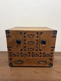 H】李朝家具 薬箪笥 ヤクジャン 16杯 アンティーク家具 引き出し