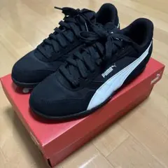 PUMA レプリキャッチ スニーカー 23.5cm ブラック - メルカリ