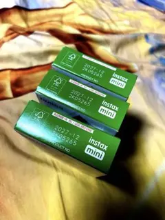 【新品】FUJIFILM instax mini チェキフィルム ×3個セット