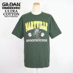 GILDAN 古着 MARYVILLE カレッジT M 緑 半袖 アメカジ