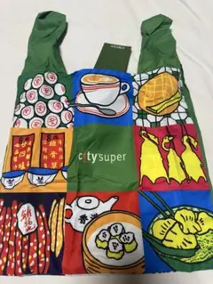 【新品未使用品タグ付き】city’super 香港柄エコバッグのサムネイル