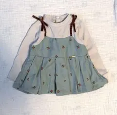 petit main さくらんぼ柄カットソー
