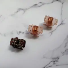 コンプレックスビズ　デザートクリップ ヘアクリップ 3個セット