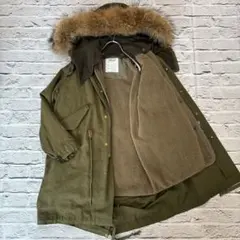 green M-65フィッシュテールパーカーM65モッズコートHYKE小泉今日子