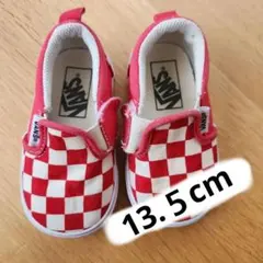 VANS チェッカーボード スリッポン 赤